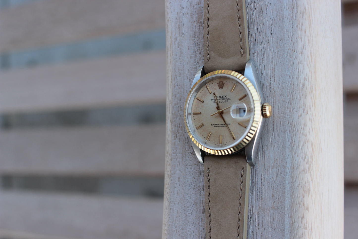 The Tod's Point Watch Strap in Sand