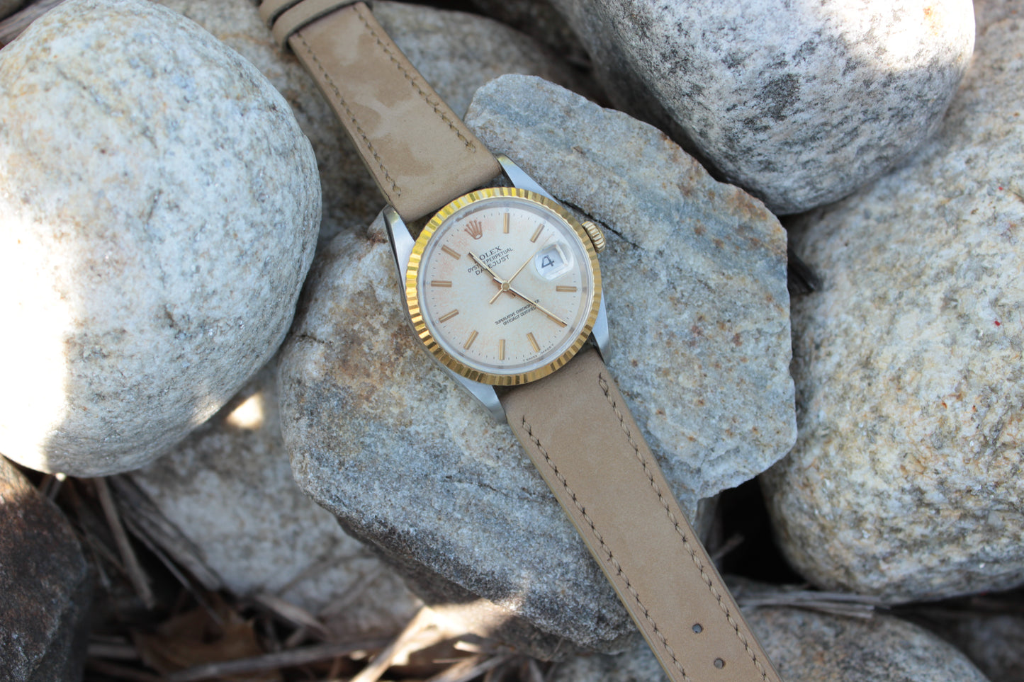 The Tod's Point Watch Strap in Sand