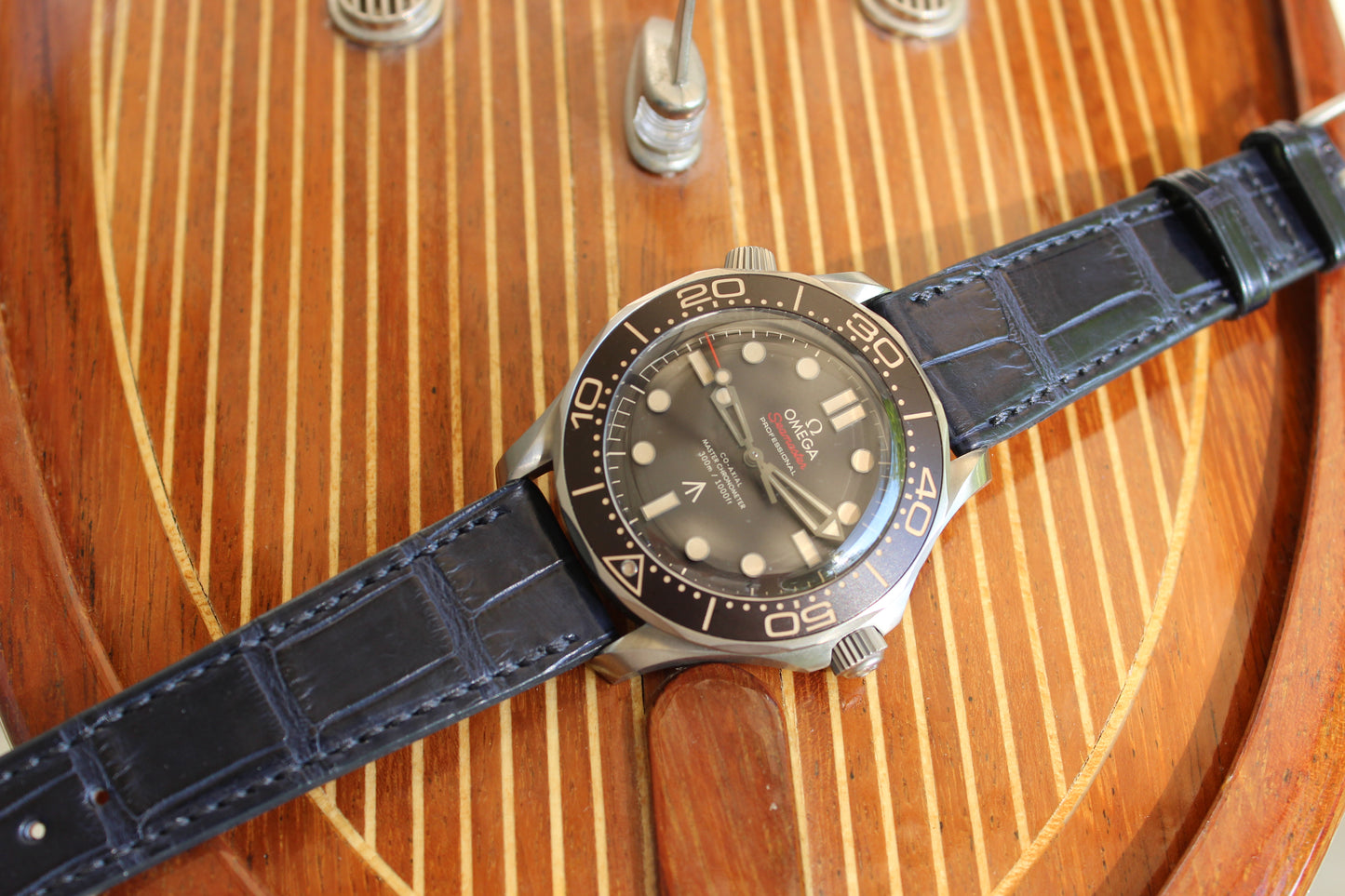 The Greenwich Avenue Watch Strap in Navy