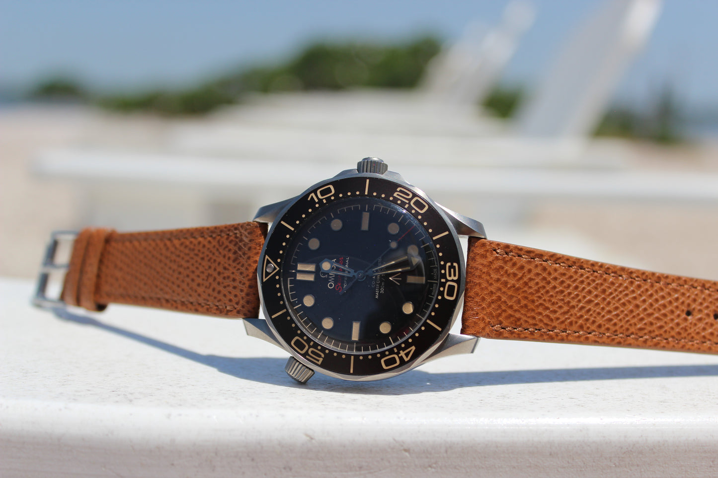 The White Birch Watch Strap in Light Whiskey