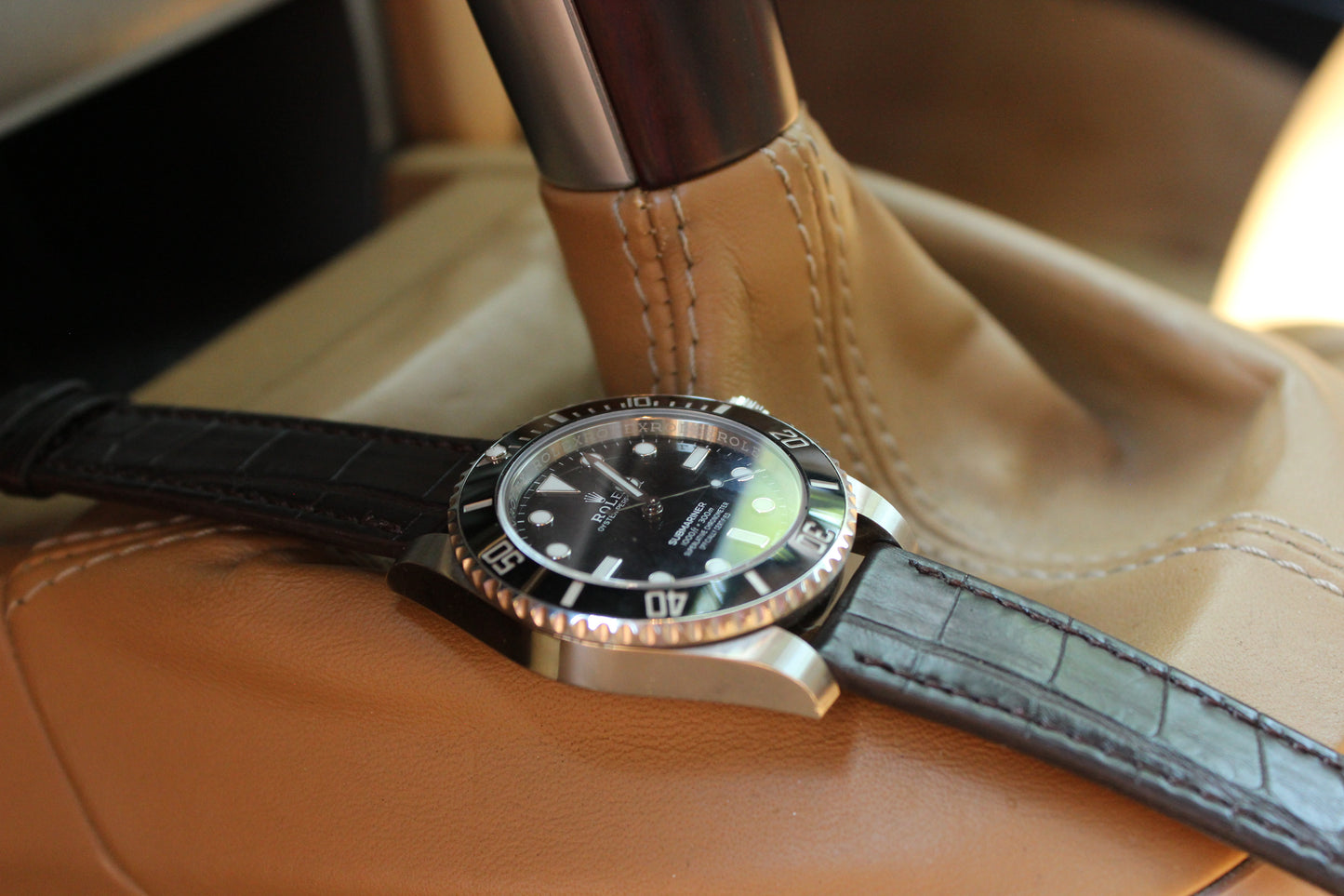 The Parsonage Watch Strap in Brown