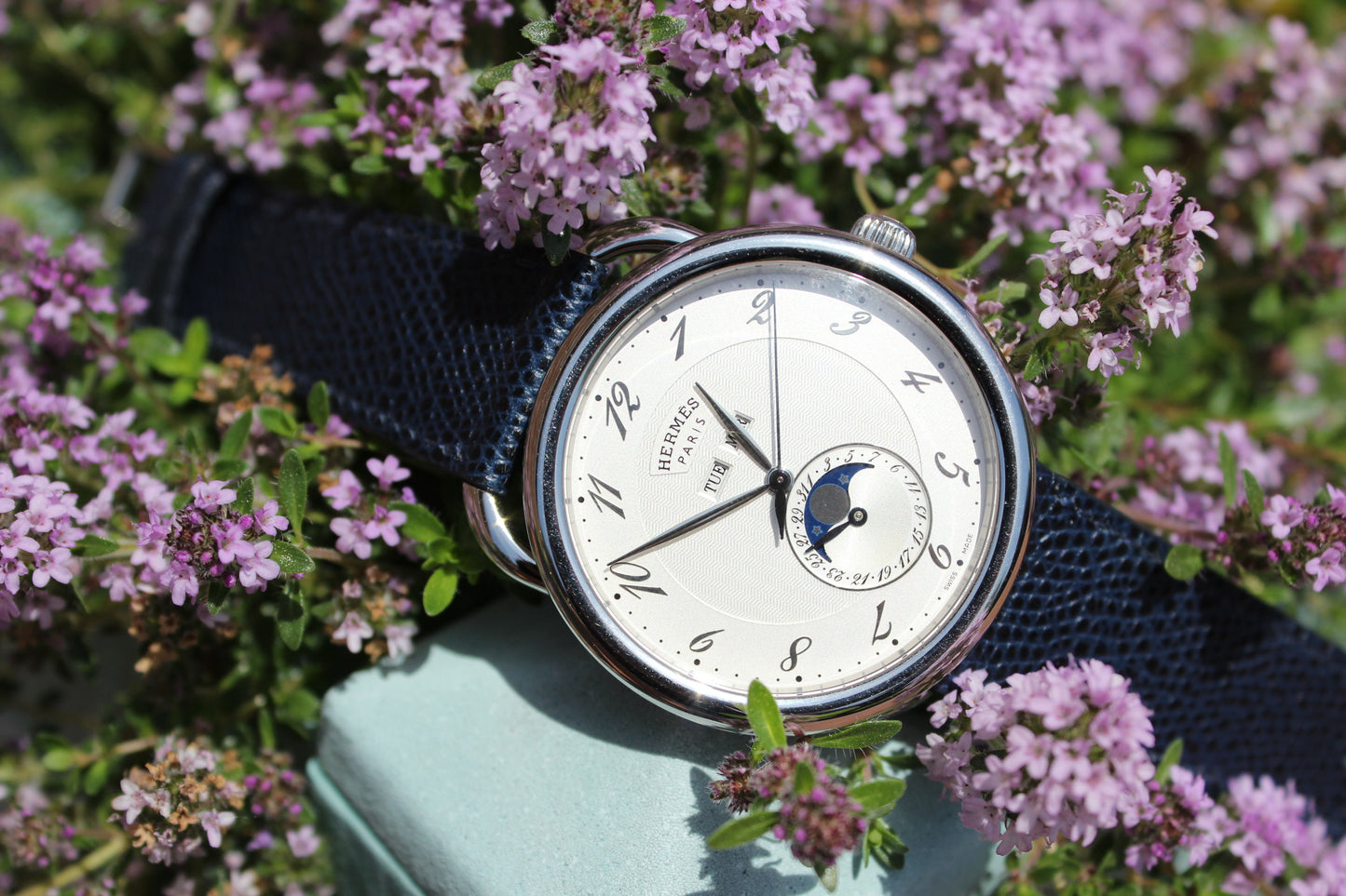 The Cognewaugh Watch Strap in Navy