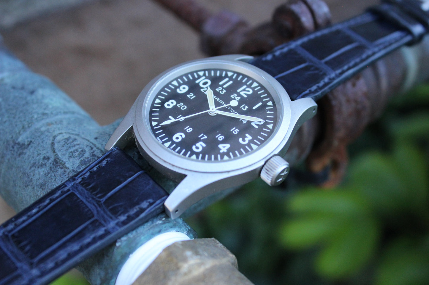 The Greenwich Avenue Watch Strap in Navy