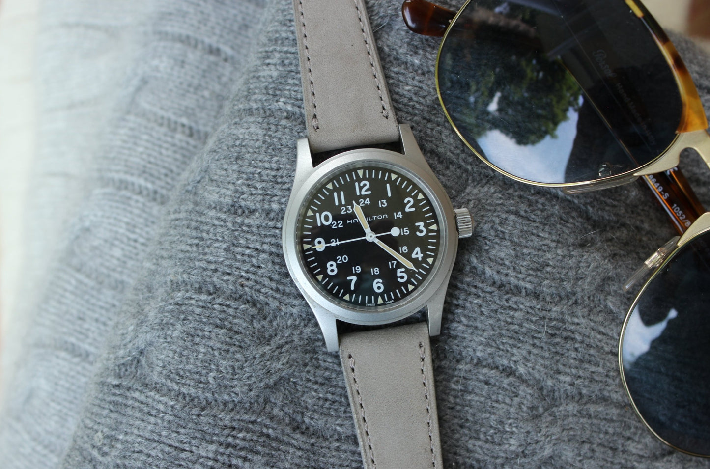 The Grahampton Watch Strap in Light Grey