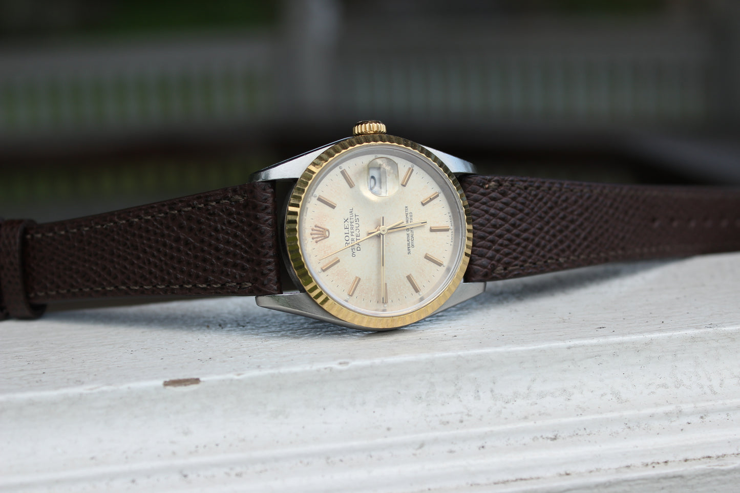 The Conyers Farm Watch Strap in Brown