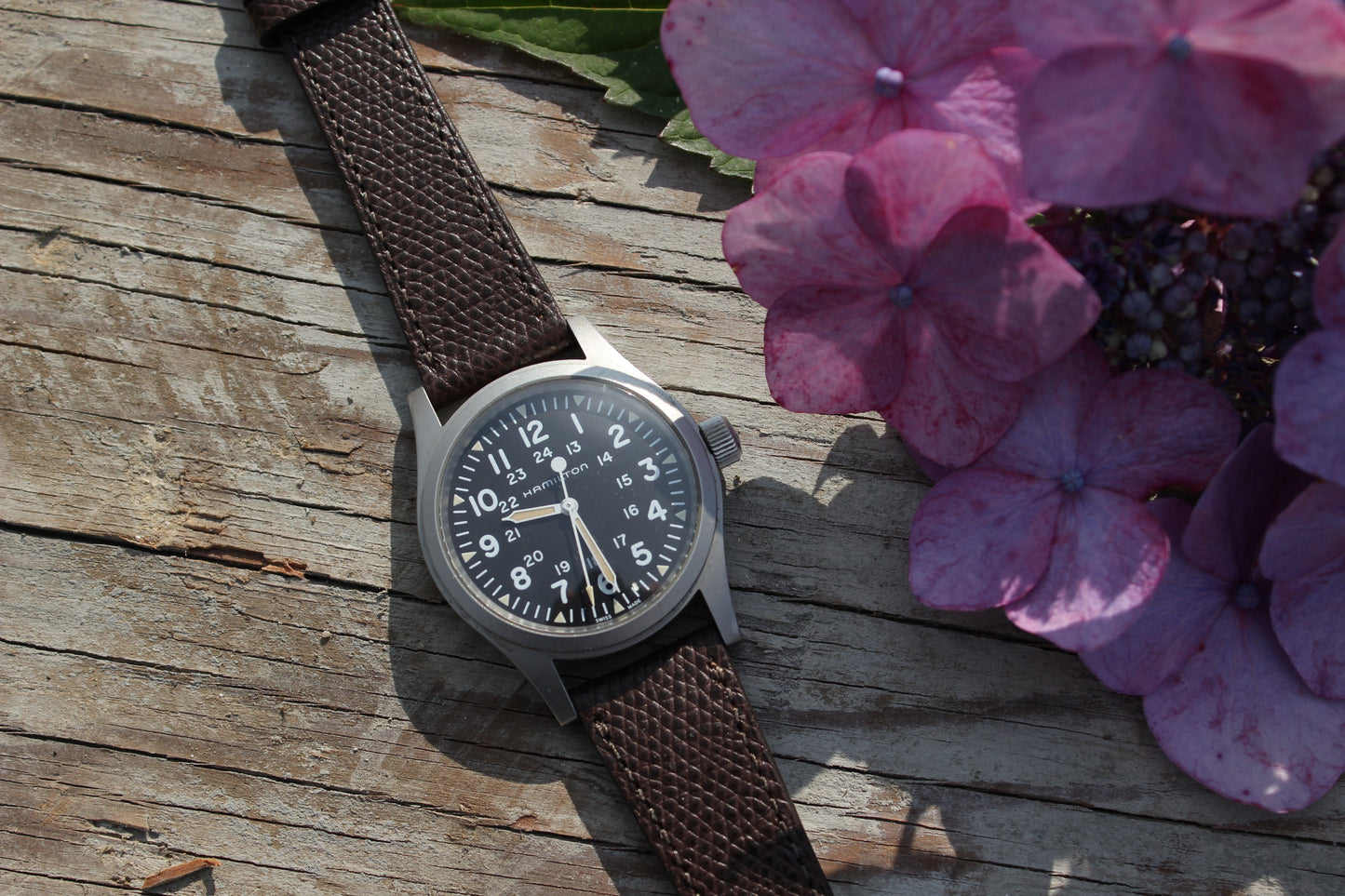 The Conyers Farm Watch Strap in Brown