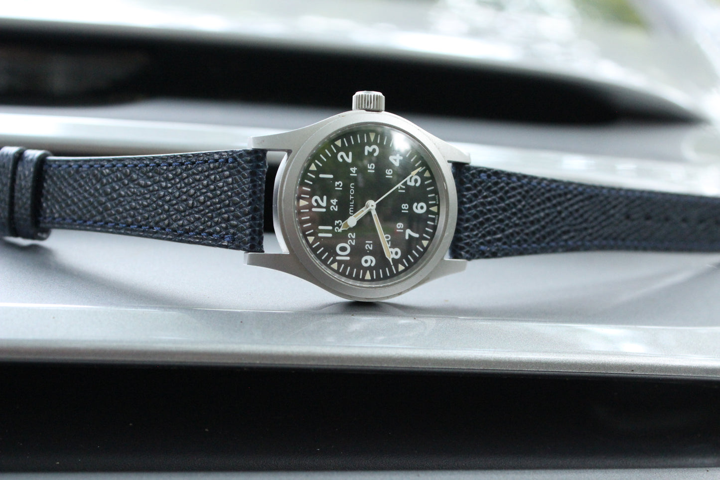 The Cognewaugh Watch Strap in Navy