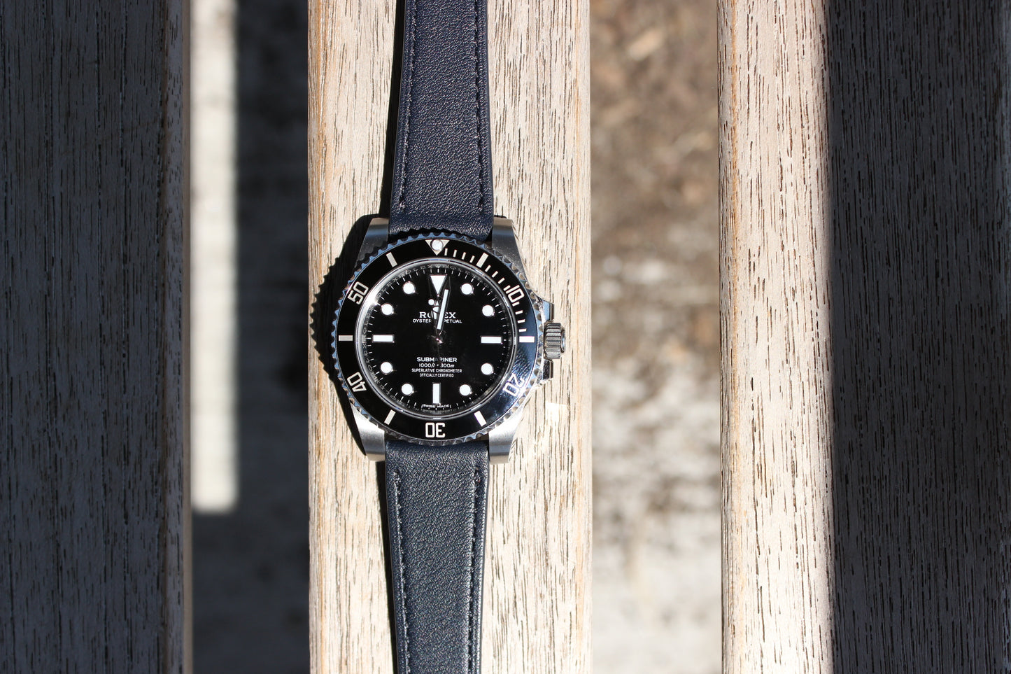 The Stanwich Watch Strap in Navy Blue