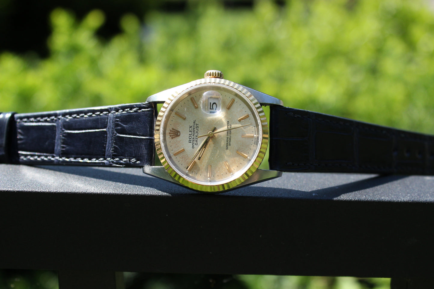 The Greenwich Avenue Watch Strap in Navy