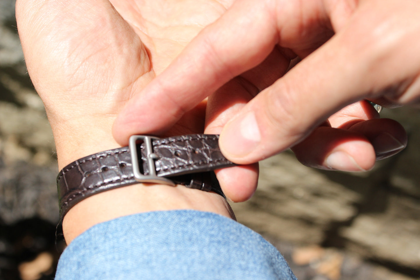 The Parsonage Watch Strap in Brown