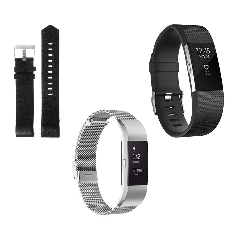 Men's Strap Bundle for Fitbit Charge 2