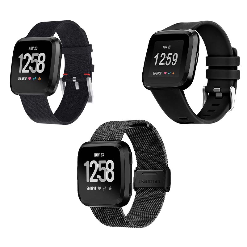 Men's Strap Bundle for Fitbit Versa & Versa 2