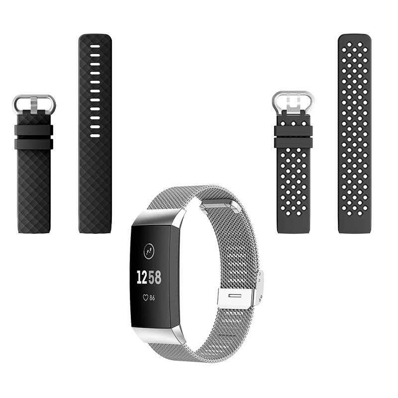 Fitbit charge best sale 4 white strap