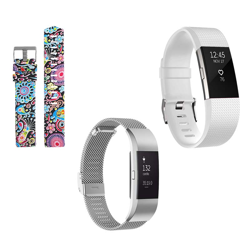 Women's Strap Bundle for Fitbit Charge 2