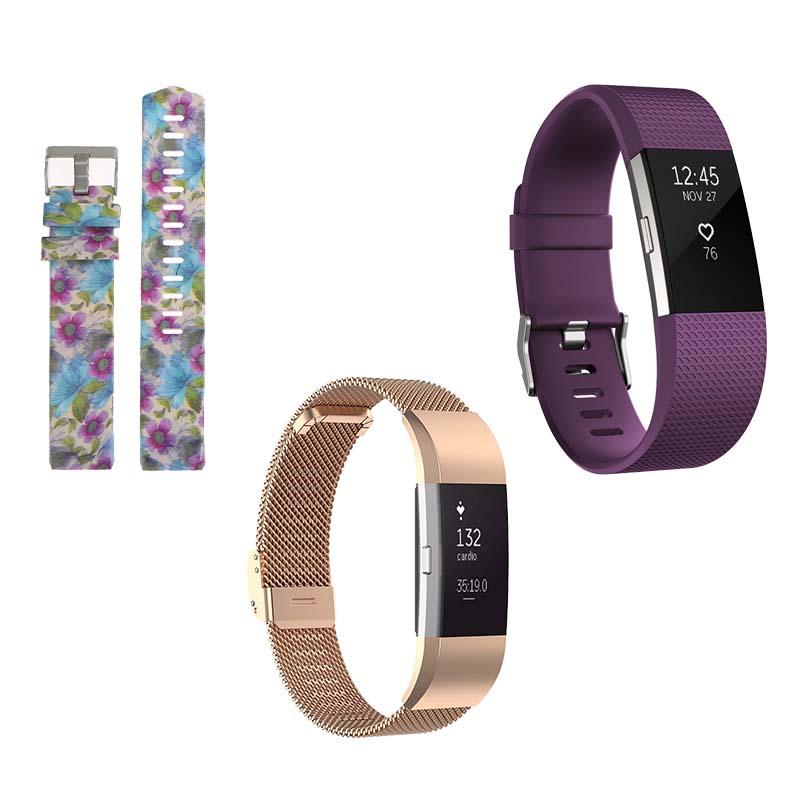 Women's Strap Bundle for Fitbit Charge 2