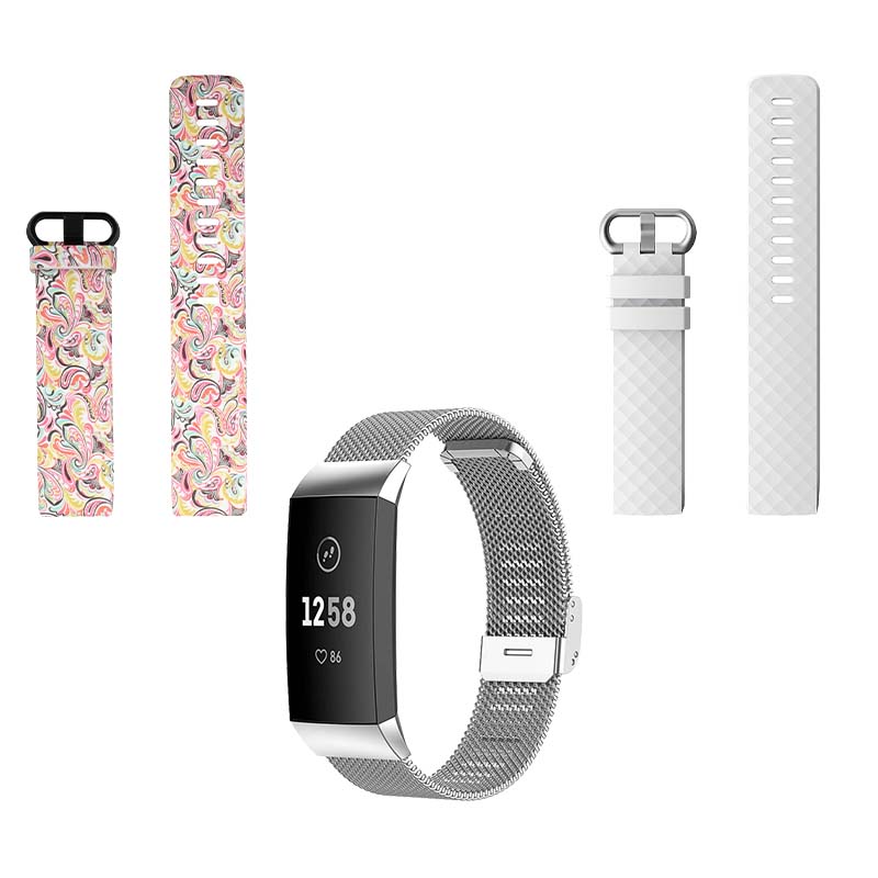 Women's Strap Bundle for Fitbit Charge 4 & Charge 3