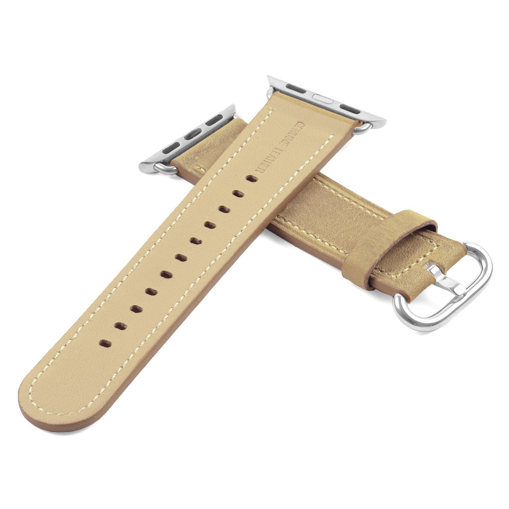 DASSARI Distressed Leather Strap for Apple Watch