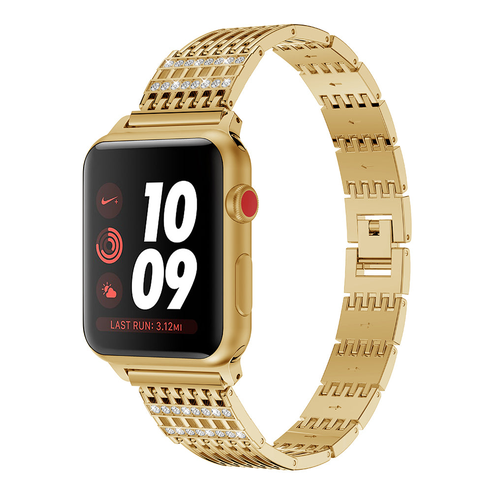 Alloy Link Strap with Rhinestones for Apple Watch