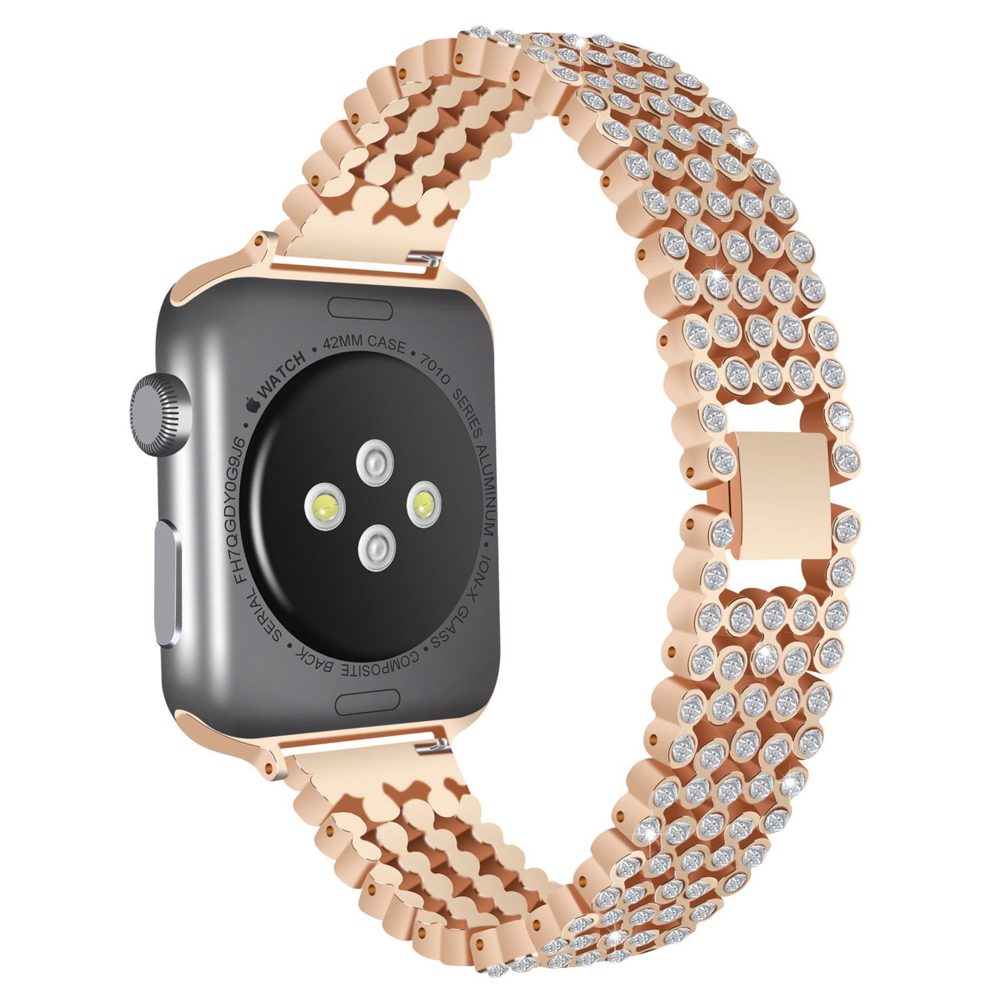 Rhinestone Alloy Bracelet for Apple Watch