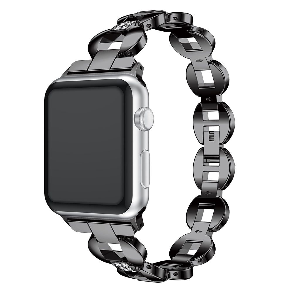 Alloy Link Band with Rhinestones for Fitbit Inspire 2