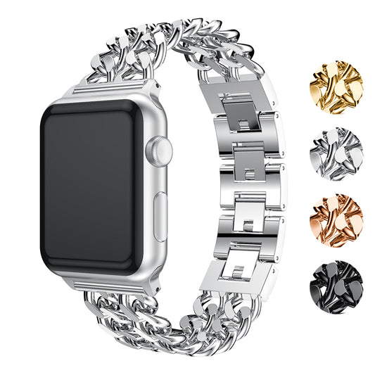 Stainless Steel Chain Link Bracelet for Apple Watch