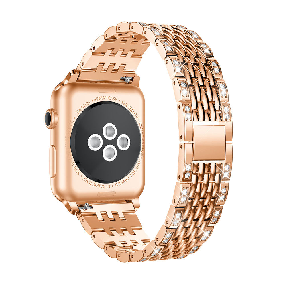 Alloy Metal Strap with Rhinestones for Apple Watch