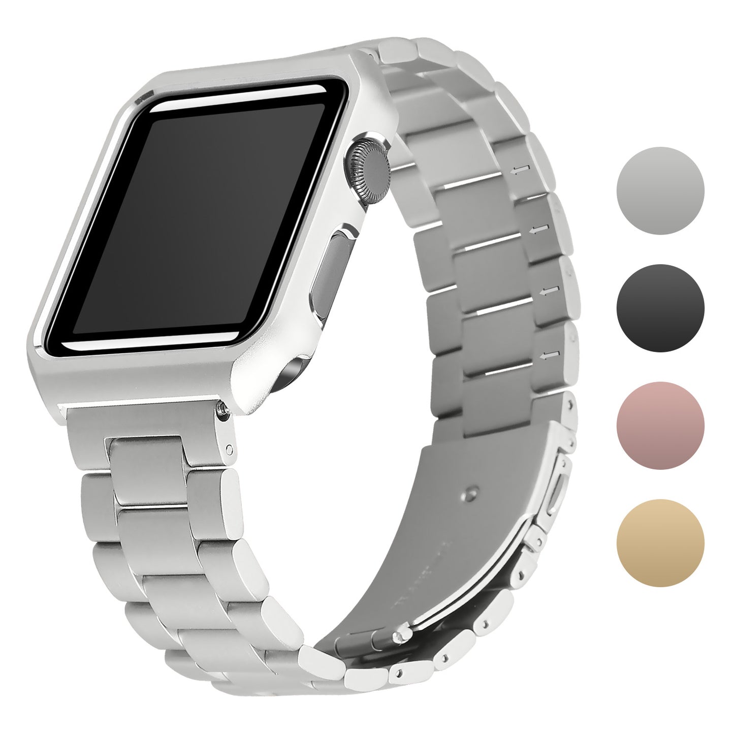Stainless Steel Band w/ Frame for Apple Watch