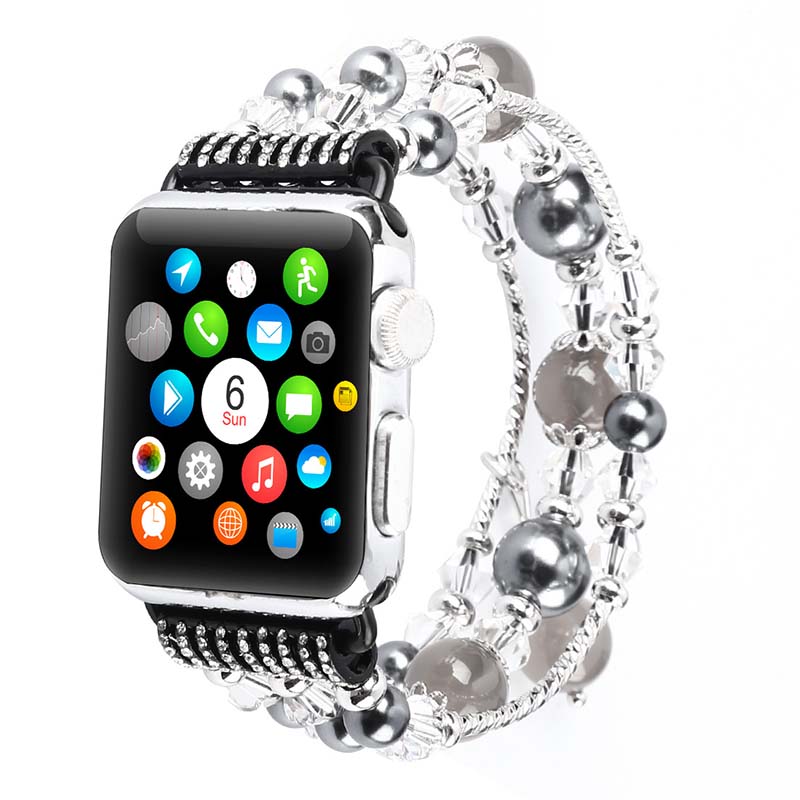 Elastic Bead Bracelet for Apple Watch