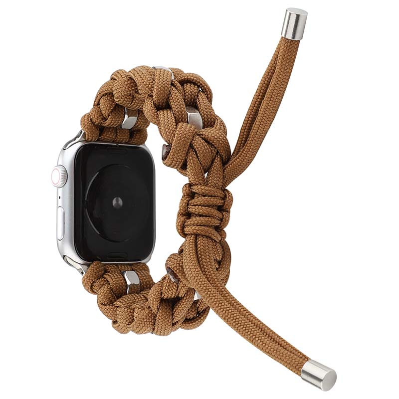 Braided Nylon Paracord Strap for Apple Watch | North Street Watch Co. Black / 38mm/40mm/41mm