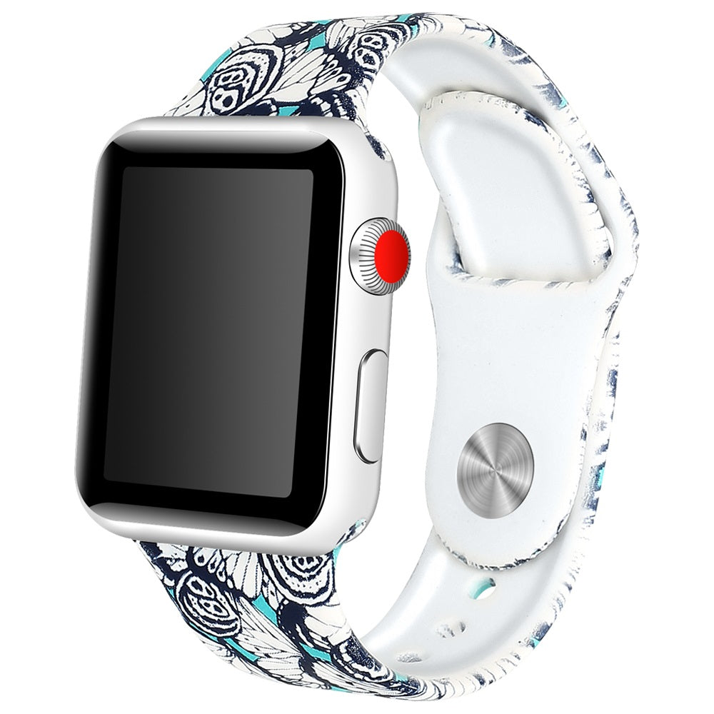 Rubber Strap with Patterns for Apple Watch