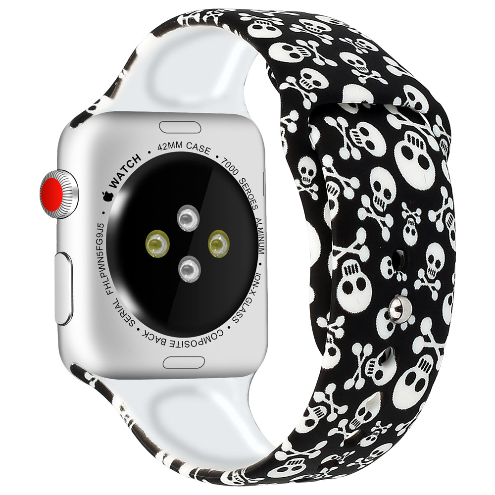 Rubber Strap with Patterns for Apple Watch
