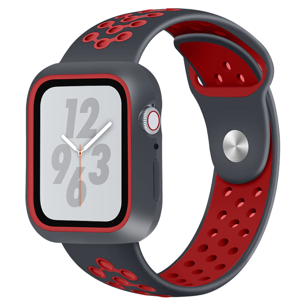 Rubber Strap with Case Protector for Apple Watch