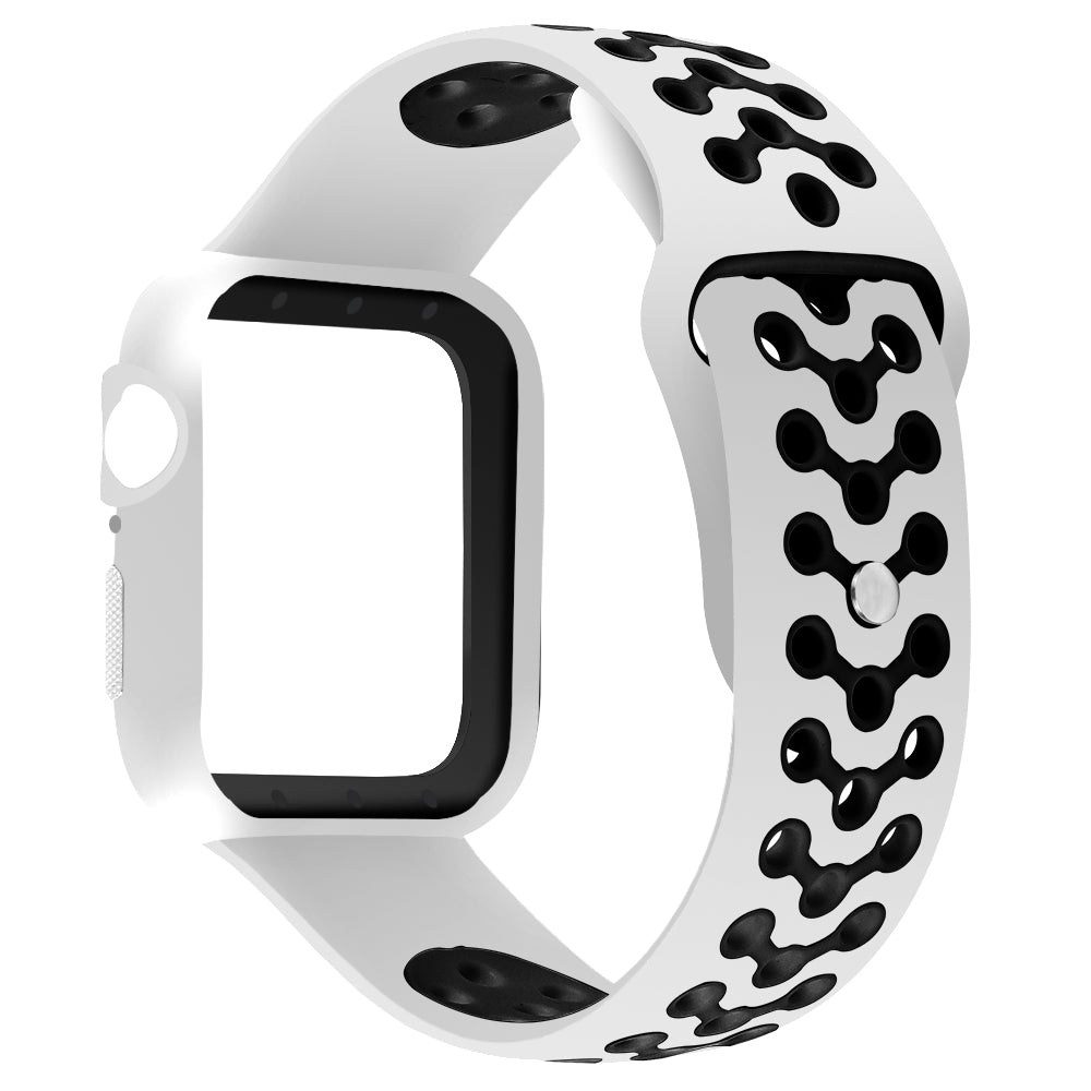 Rubber Strap with Case Protector for Apple Watch