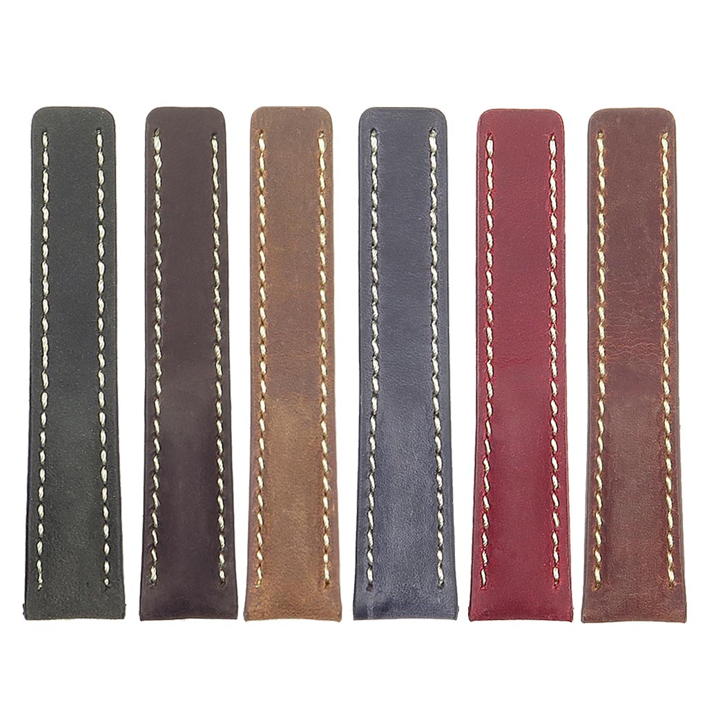 DASSARI Venture Distressed Leather Band for Breitling
