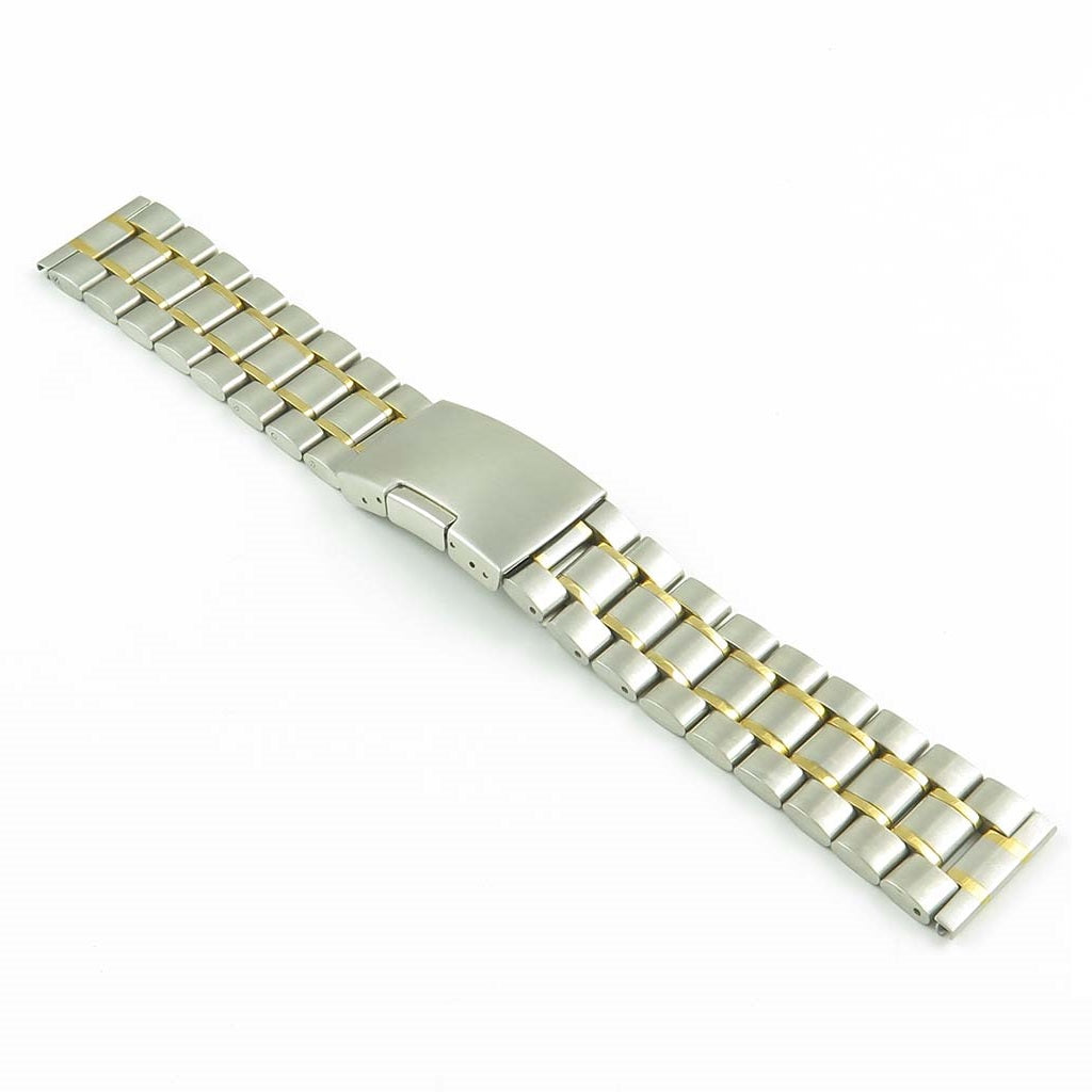 JB Champion Stainless Steel 18mm Flex Bracelet #5450 - Pieces of Time