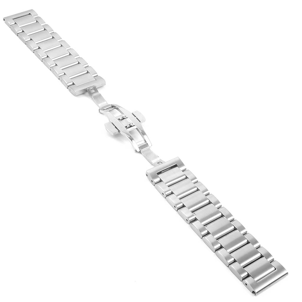 Textured Plaque Stainless Steel Chain Bracelet - JF04411040 - Fossil
