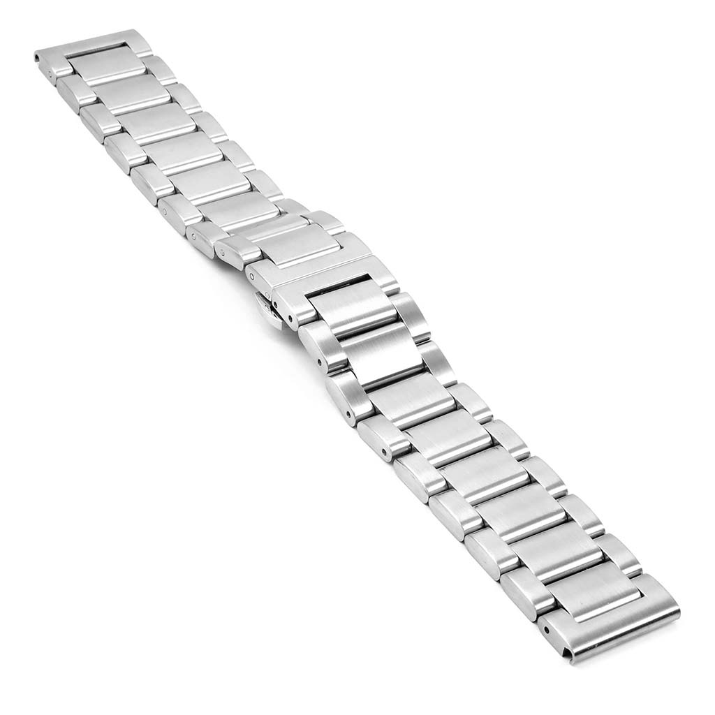 Buy watchband stainless steel Garmin VivoActive 4S - Silver