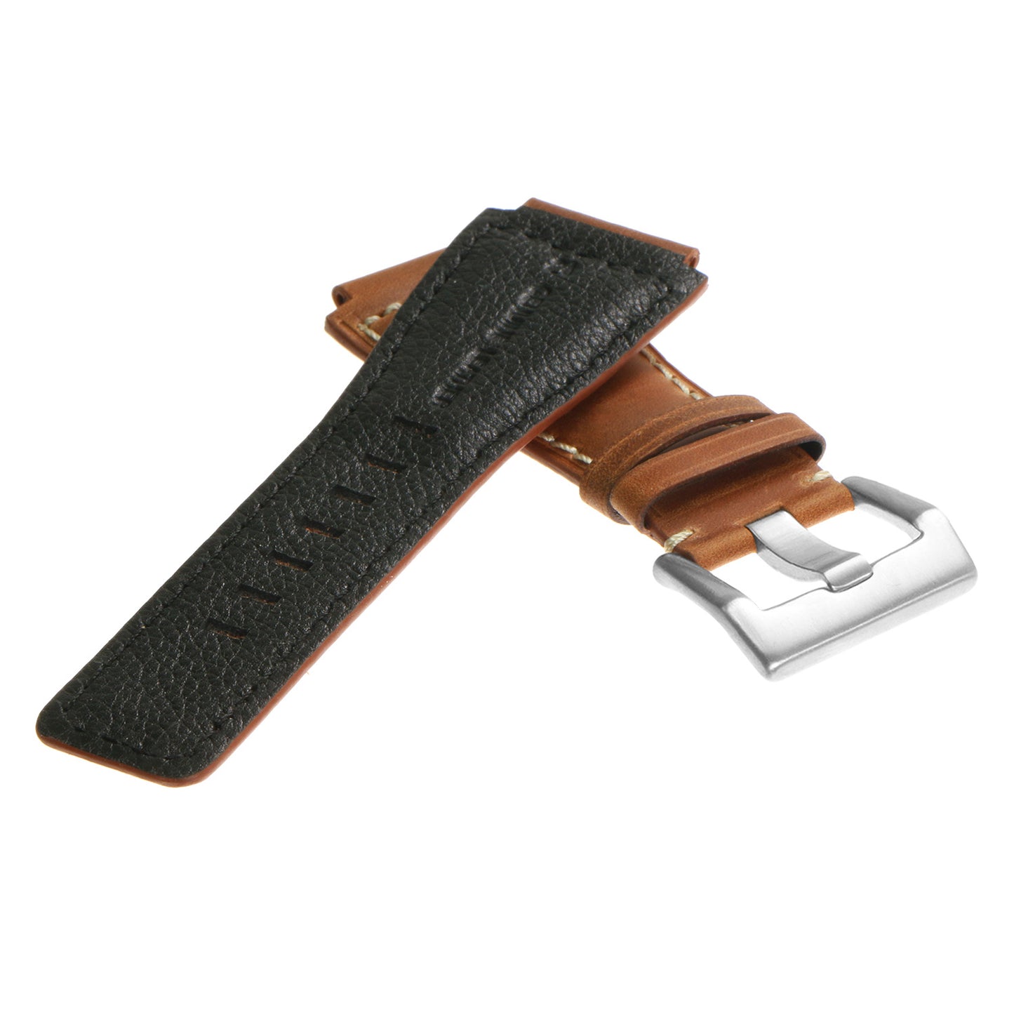 DASSARI Vintage Leather Strap for Bell & Ross