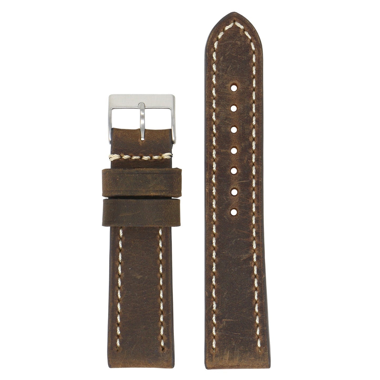 21mm Vintage Leather Strap (Short, Standard, Extra Long)