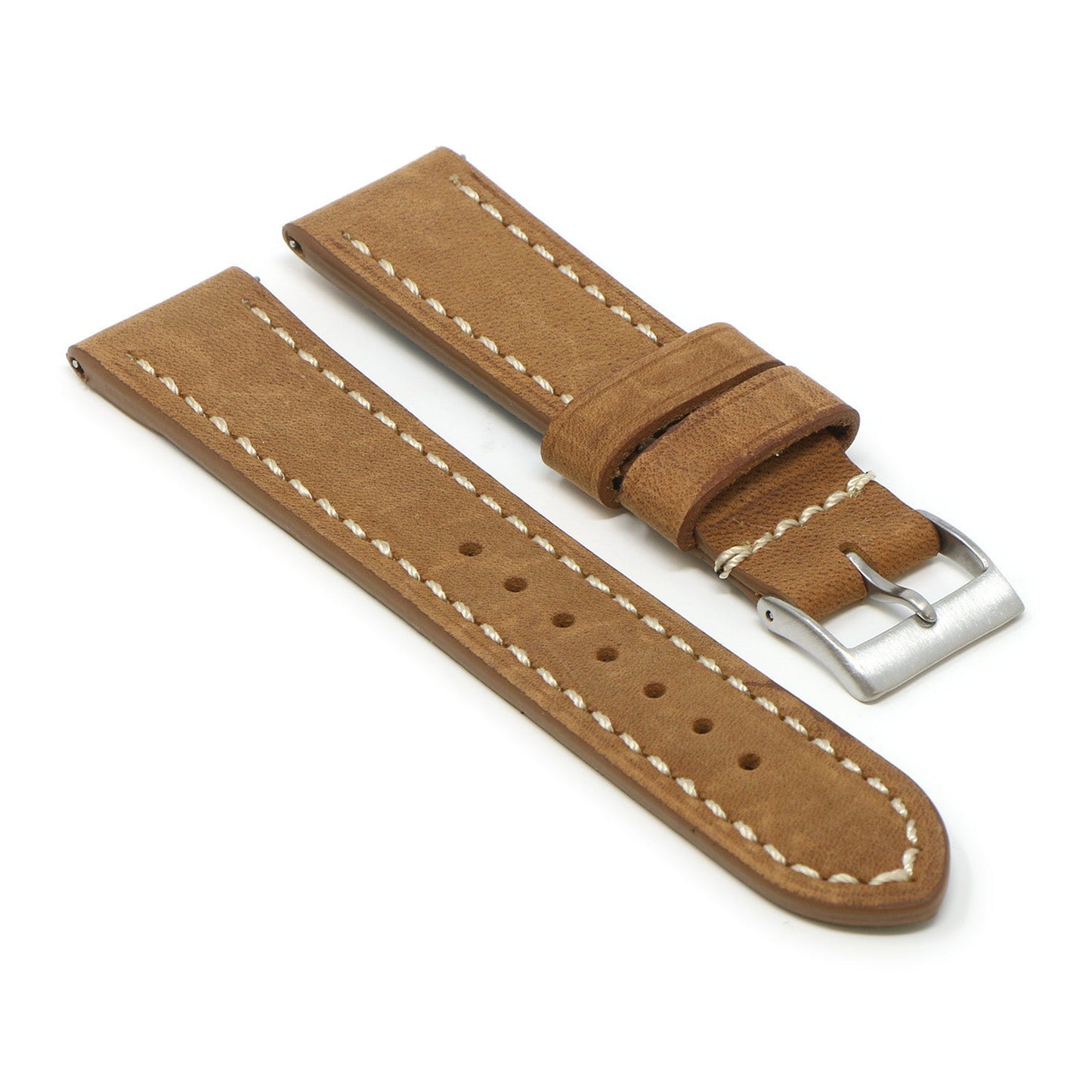 22mm Vintage Leather Strap (Short, Standard, Extra Long)