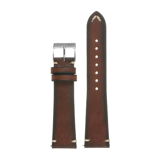 DASSARI Regal II Vintage Leather Strap w/ Hand Sewn Stitching for Apple Watch