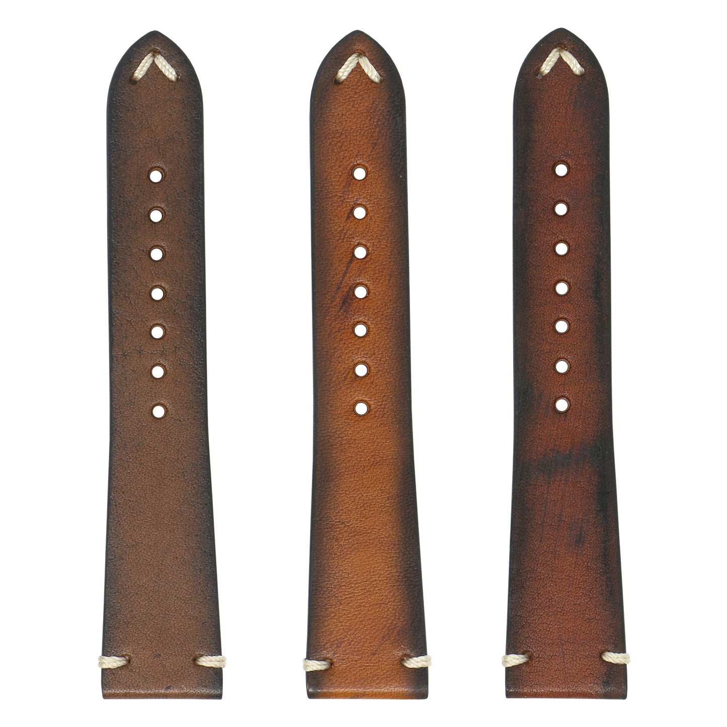 DASSARI Kingwood II Premium Vintage Leather Strap for Garmin Forerunner 745