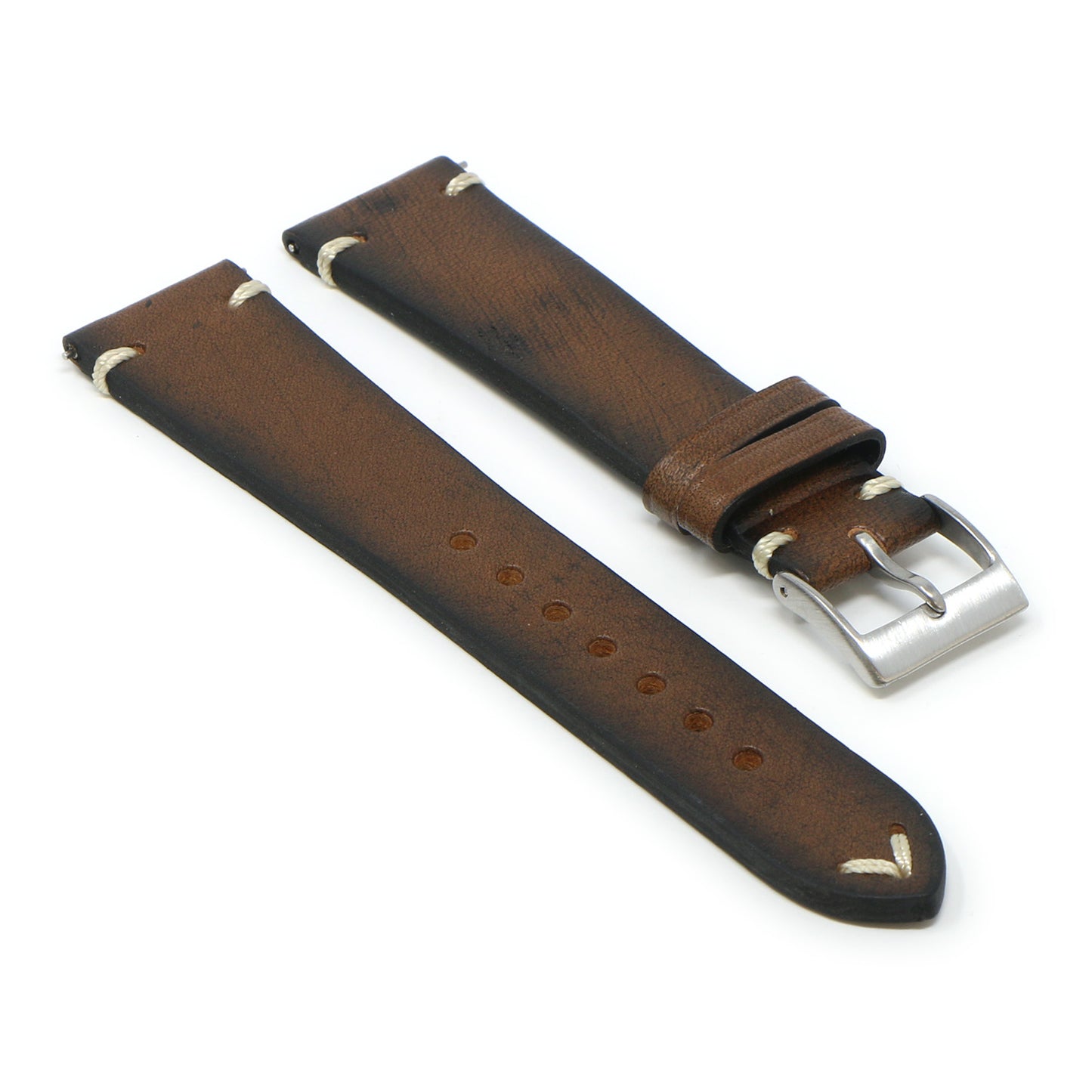 DASSARI Kingwood II Premium Vintage Leather Strap for Samsung Galaxy Watch 3