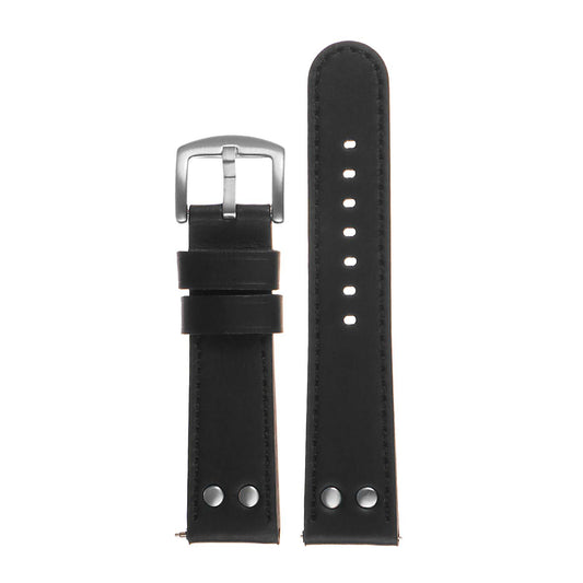DASSARI Leather Pilot Strap w/ Rivets Samsung Galaxy Watch 3