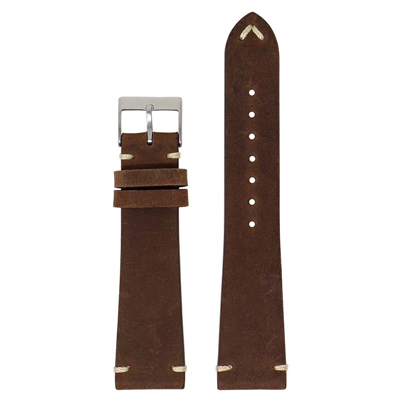 DASSARI Distressed Leather Strap for Fitbit Charge 4 & Charge 3