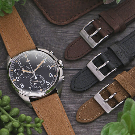 DASSARI STONE LEATHER STRAP