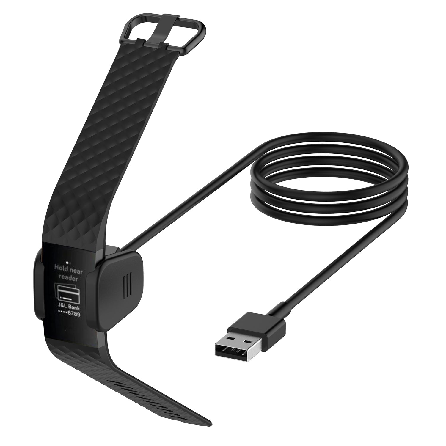 Câble de Chargeur de Montre Intelligente 3.3 Pieds pour Fitbit Inspire 3 Câble de Remplacement Anti-Interférence avec Interface de Sonde Magnétique Câble de Chargeur de Montre Intelligente 3.3 Pieds pour Fitbit Inspire 3 Câble de Remplacement Anti-Interférence avec Interface de Sonde Magnétique