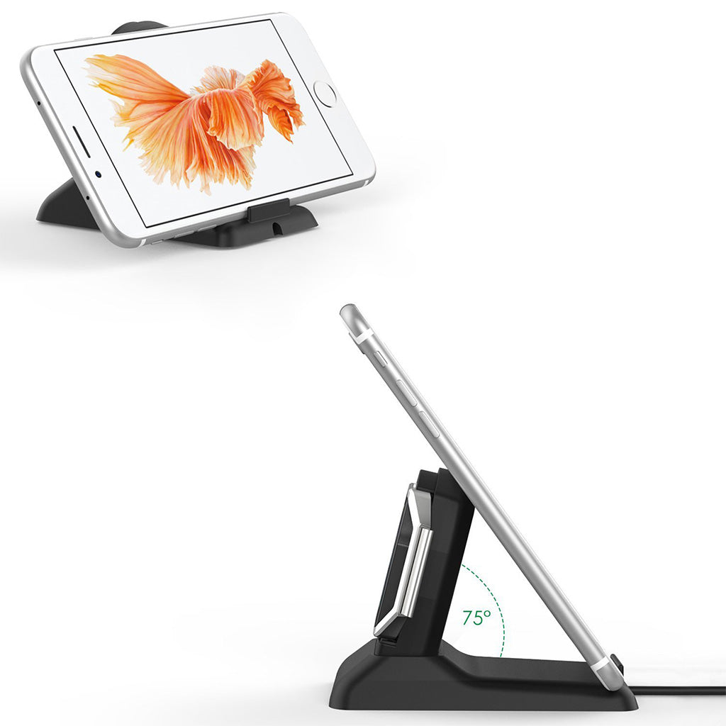 Charging Stand w Built in Phone Holder for Fitbit Blaze