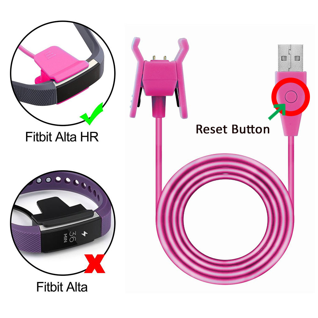 Charger Clip with Reset for Fitbit Alta HR