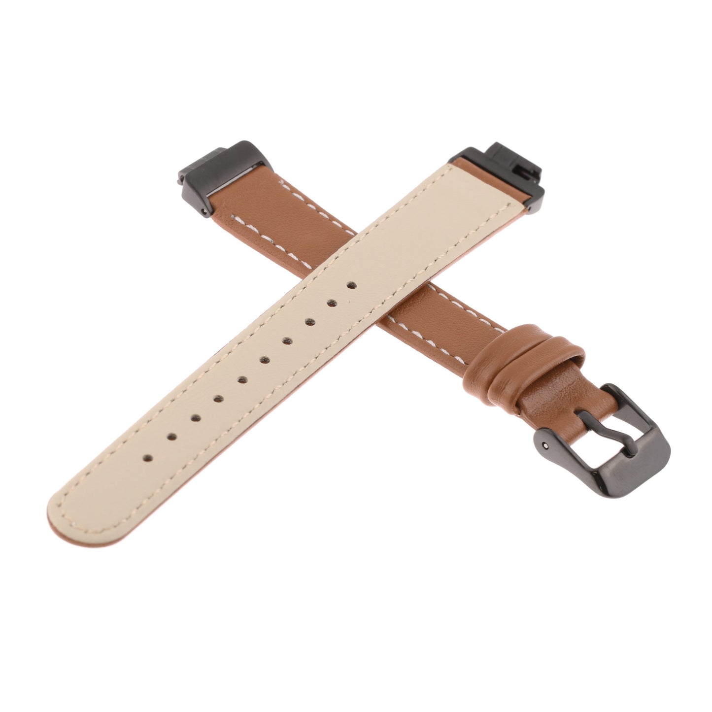 Leather Band w/ Black Buckle for Fitbit Inspire & Inspire HR